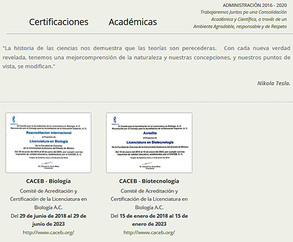 Acreditación y Certificación Académica