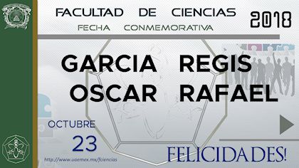 Fecha Conmemorativa - García Regis Oscar Rafael
