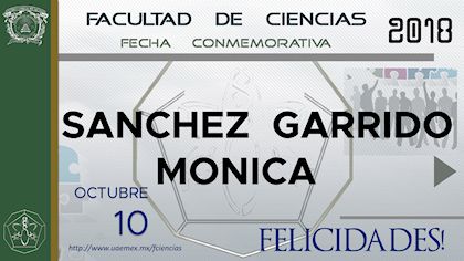 Fecha Conmemorativa - Sánchez Garrido Mónica