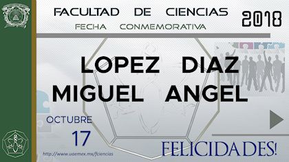 Fecha Conmemorativa - López Díaz Miguel Ángel